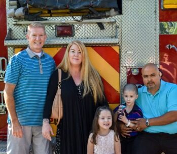 Angel and AvaMariee with Dr. Dalton and parents