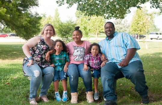 KJ and Tré with family