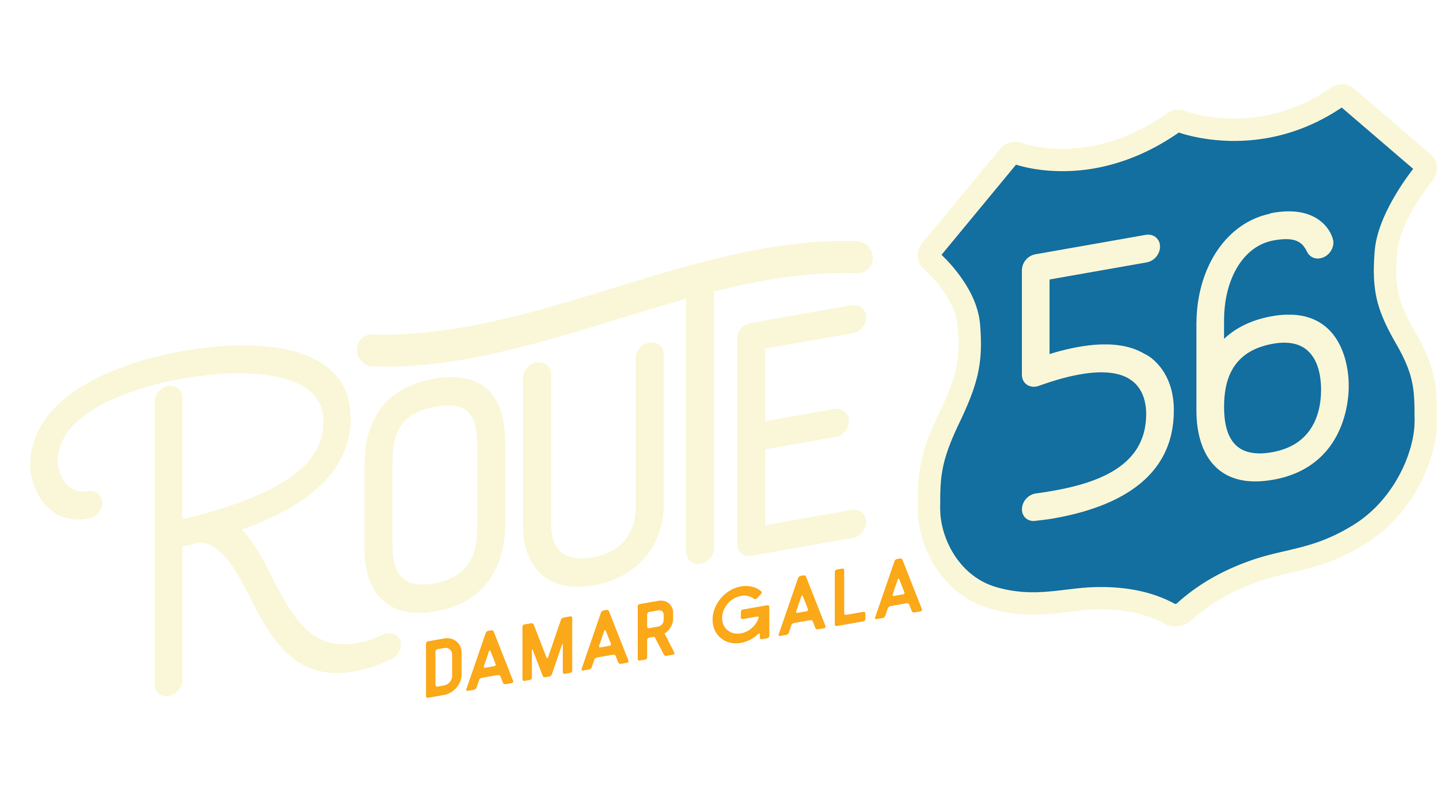 Damar clients holding sign at gala events