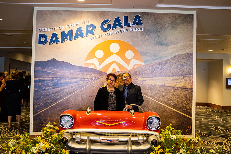 Damar Gala guests at photo booth