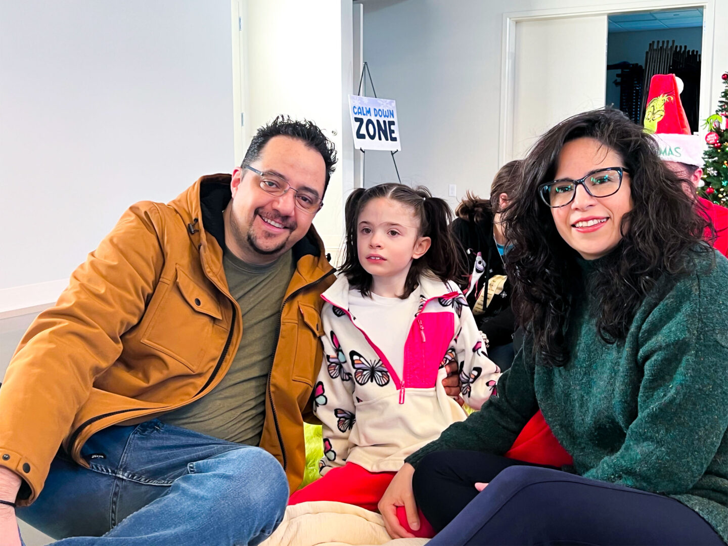 family who attended sensory snowday