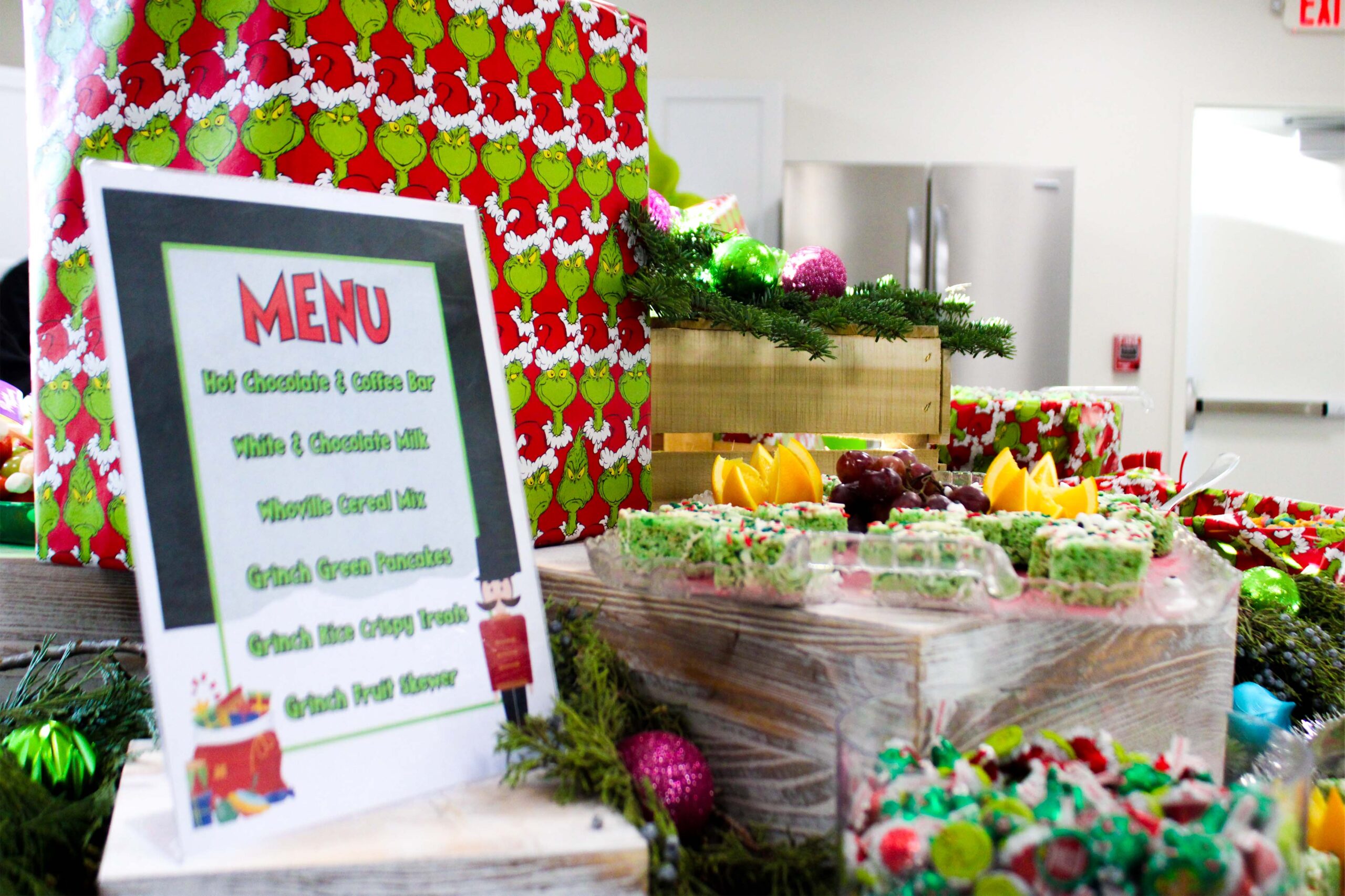 table of sweet treats