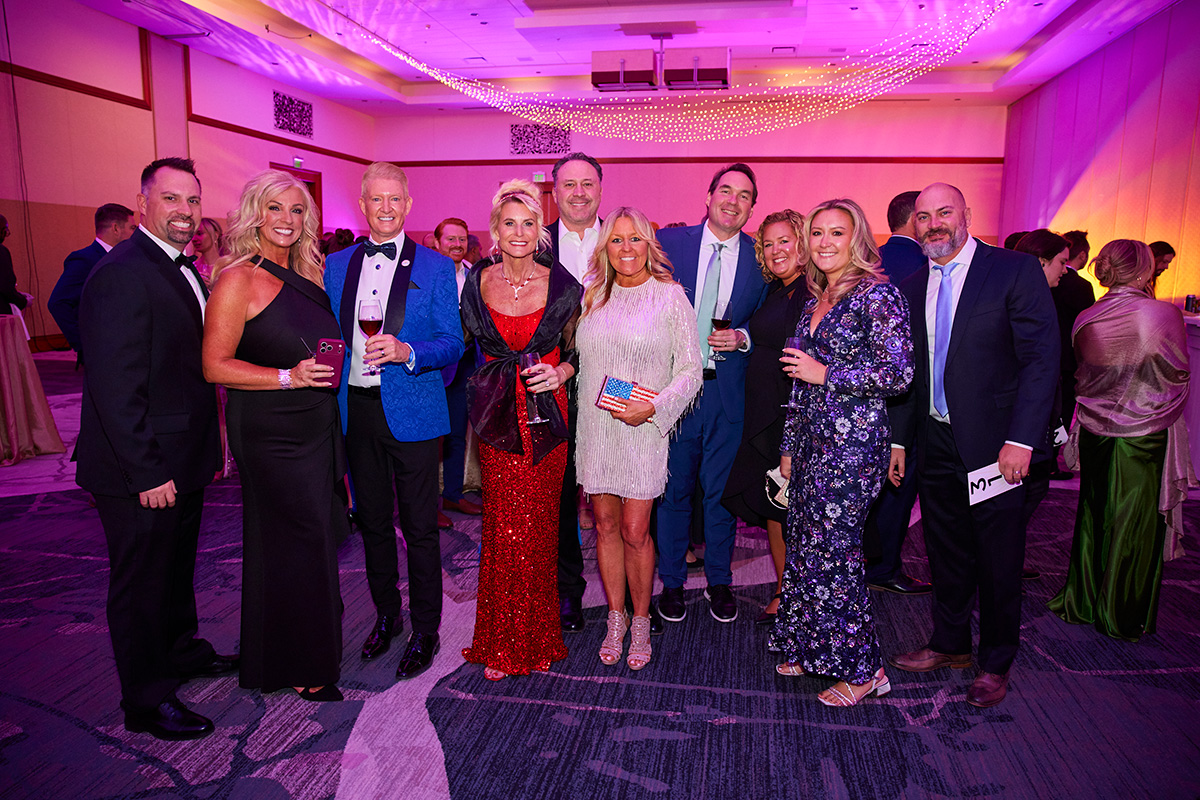 Group photo at a past Damar gala