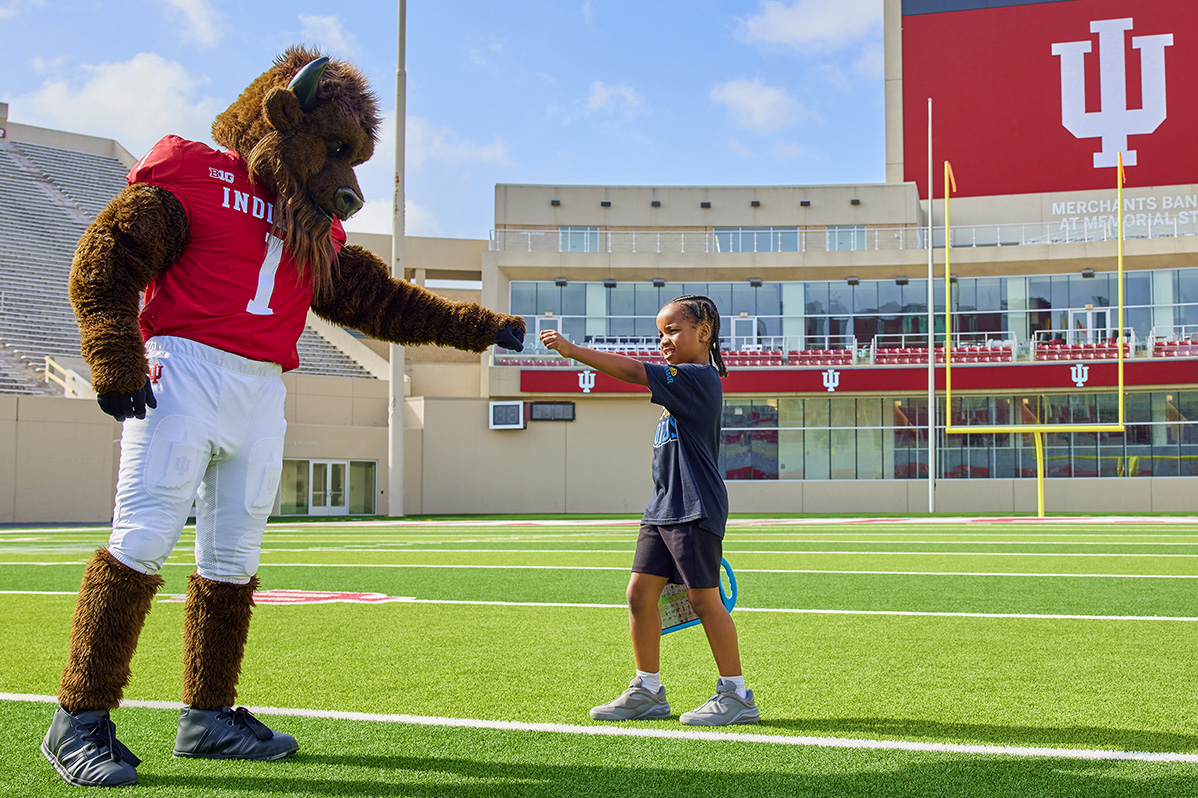 Hoosier on the field