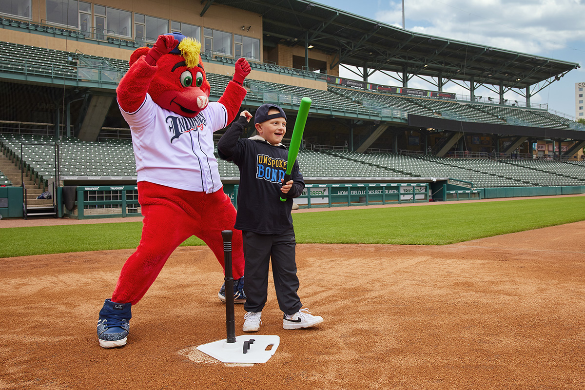 Rowdie at Home Plate