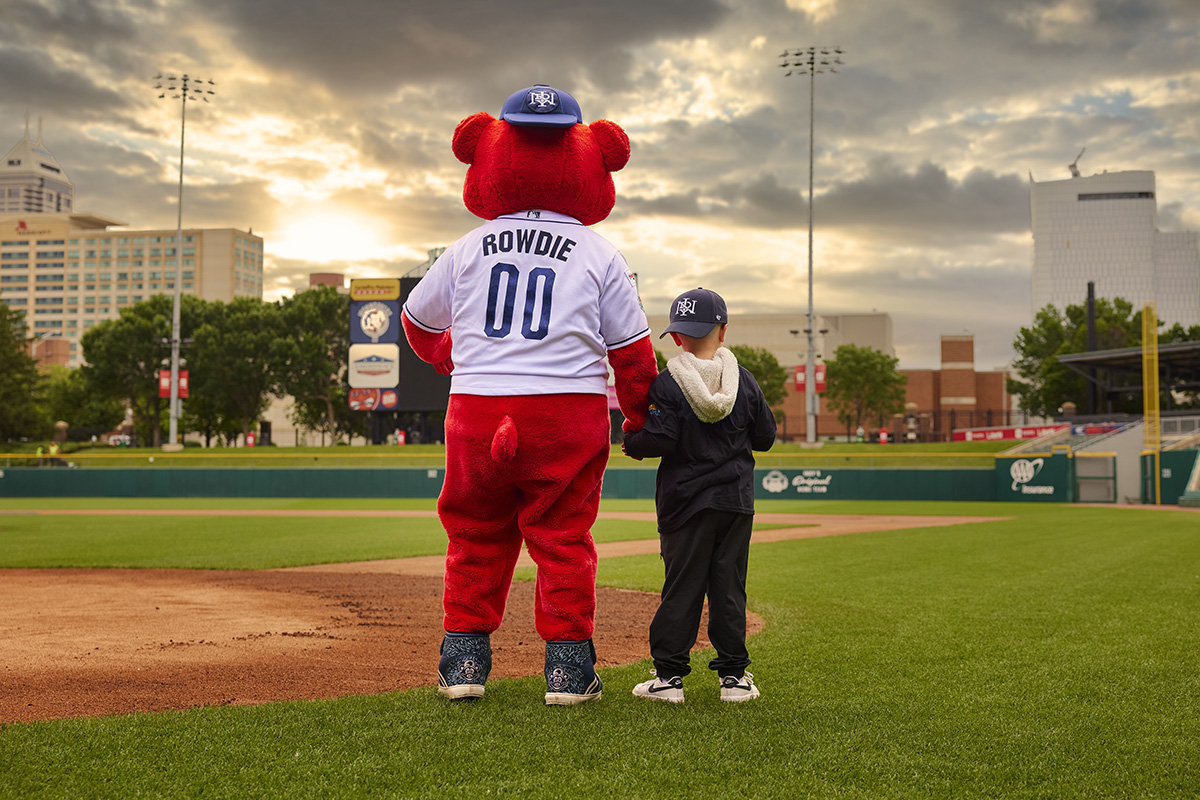 Rowdie looking at sunset