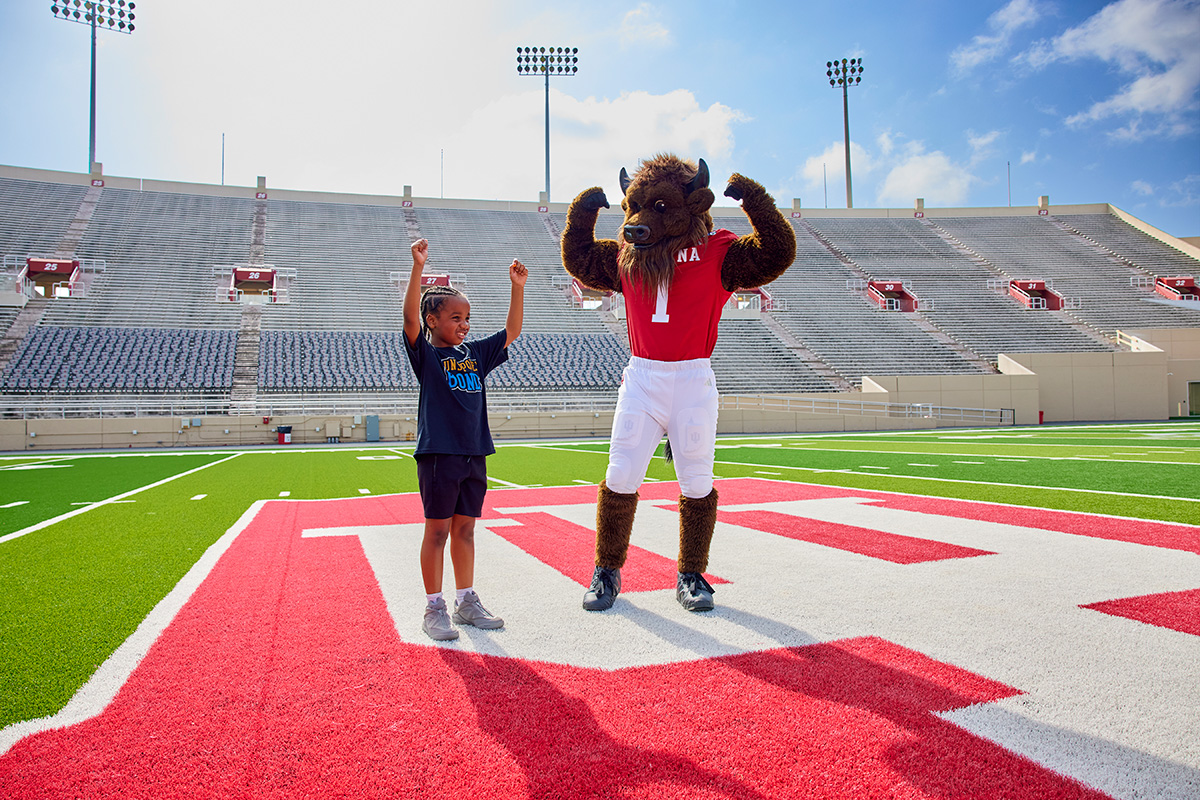 A big game-day moment at Indiana University